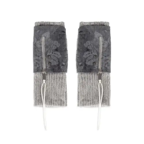 RSSC VELVET MIXED HAIRY KNIT HAND WARMER