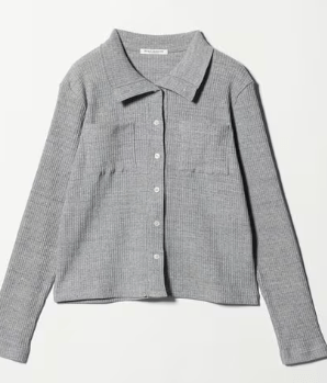 BEAUTY&YOUTH UNITED ARROWS コットン リブハイネックカーディガン ウォッシャブル