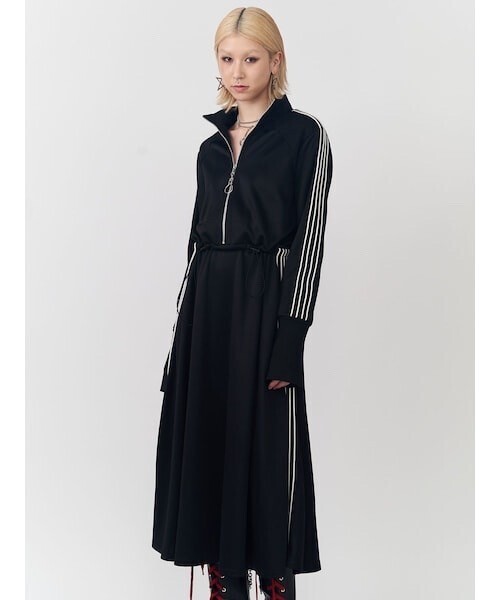 PAMEO POSE Side Line Jersey Dress