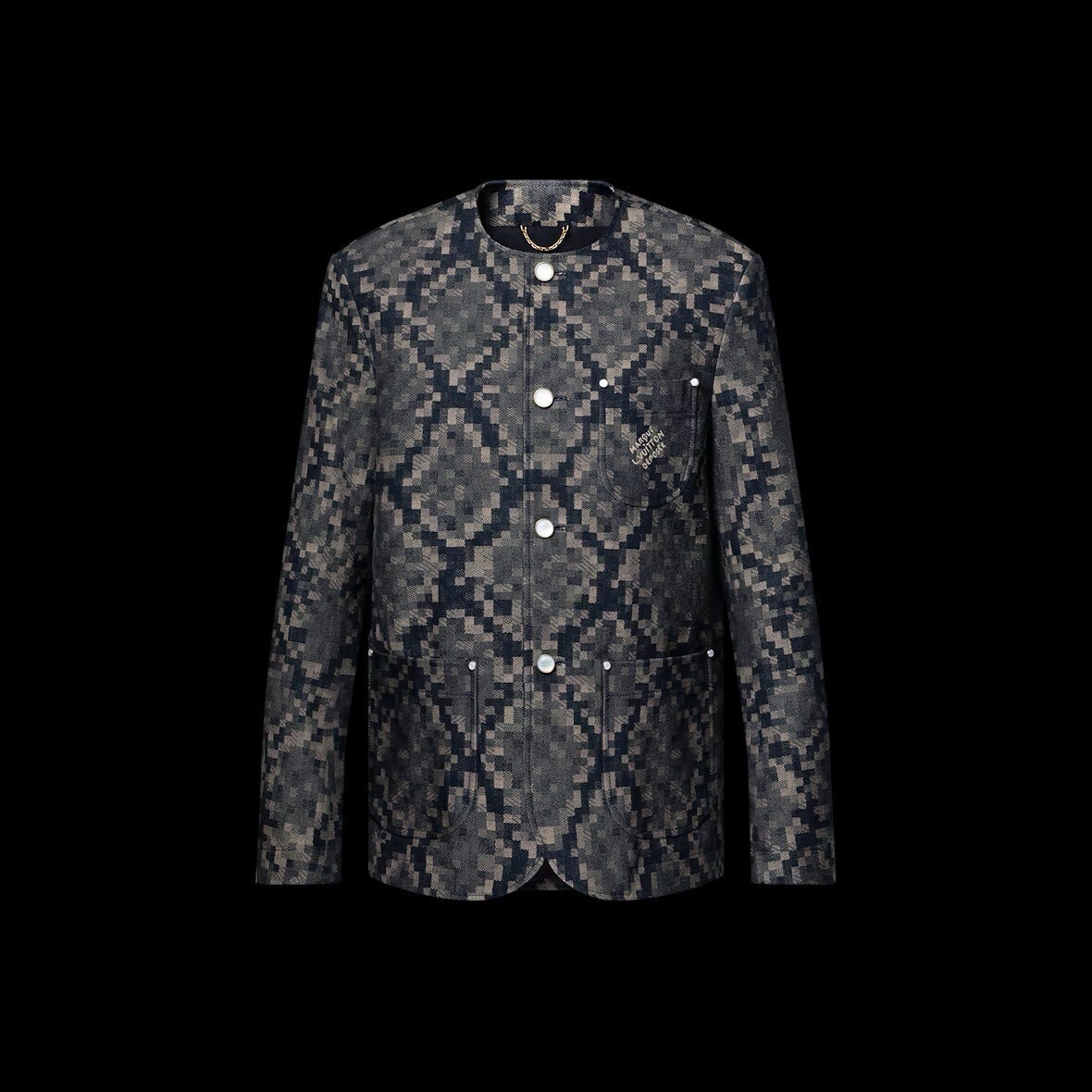 LOUIS VUITTON グラフィック カラーレスデニムジャケット