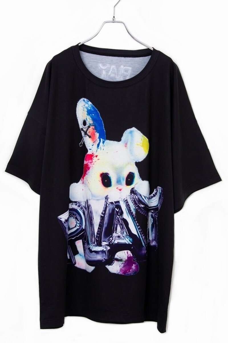 TRAVAS TOKYO プレイラビットビッグTシャツ