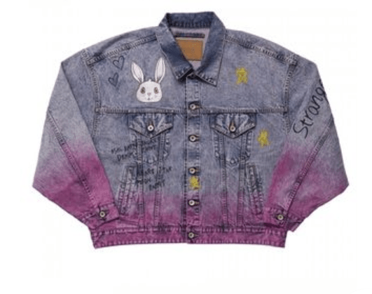 doublet ANIME HAND-PAINTING DENIM JACKET
