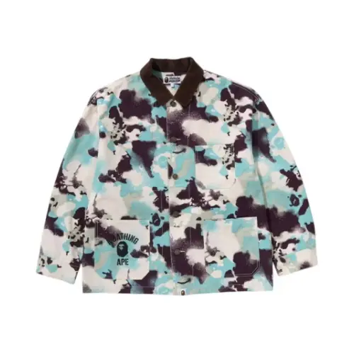 A BATHING APE BAPE Map Camo Work Jacket Jacket