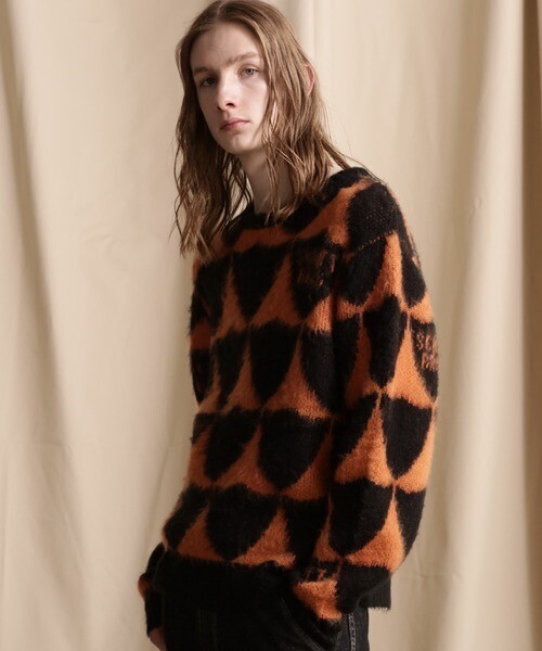 schott SHAGGY KNIT SWEATER PERFECTO