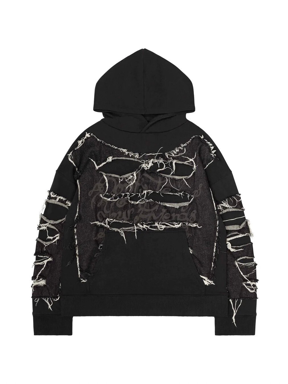 RACER WORLDWIDE Black Work Hoodie