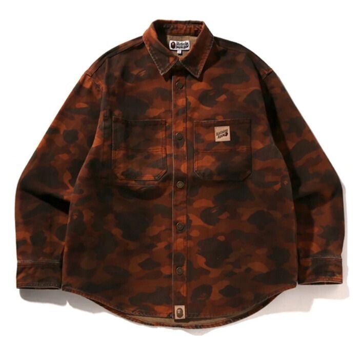 A BATHING APE LSソリッド ワークシャツ