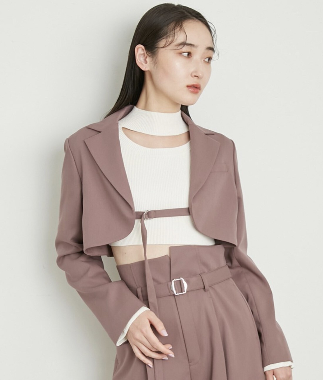 Lily Brown ボレロショートジャケット