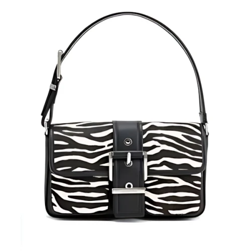 MICHAEL KORS COLBY ゼブラプリント カーフヘア ショルダー ミディアム