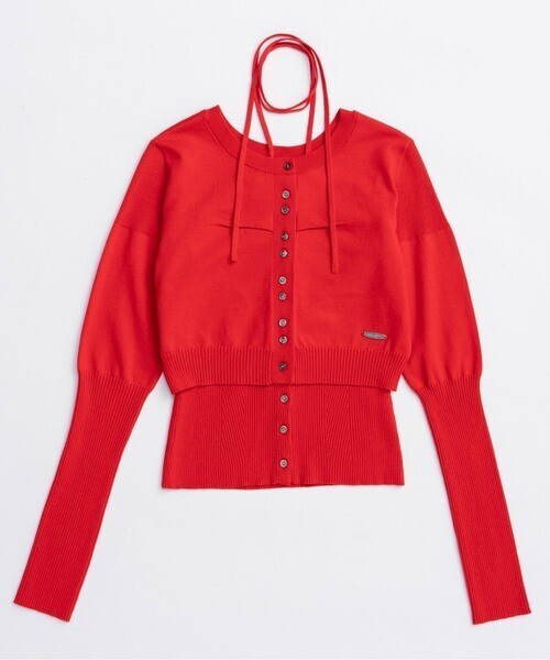 MAISON SPECIAL Cashmere Blend Multiway Cardigan Bustier Set Knit Tops