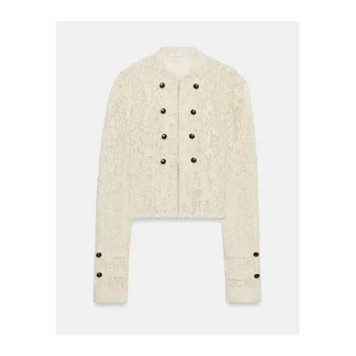 ZARA レース トグルボタンジャケット