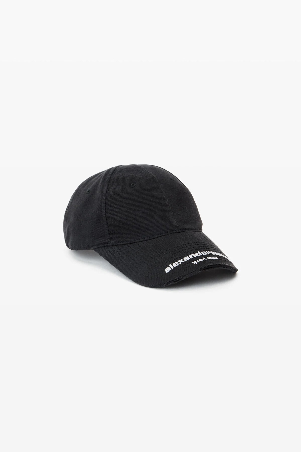 Alexander Wang ディストレストロゴ ベースボールキャップ