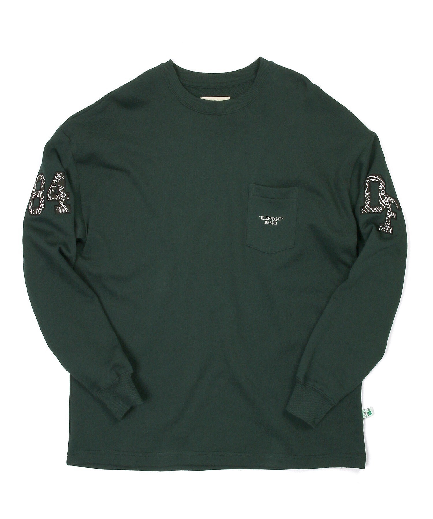 The DUFFER of ST.GEORGE BANDANA APPLIQUE SWEAT