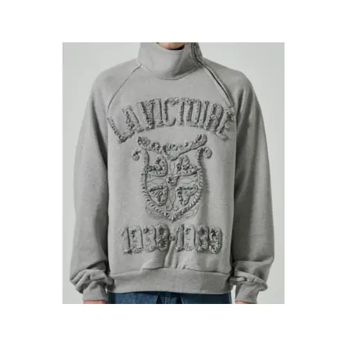 TAAKK TAPE EMBROIDERY JERSEY SWEAT SHIRT