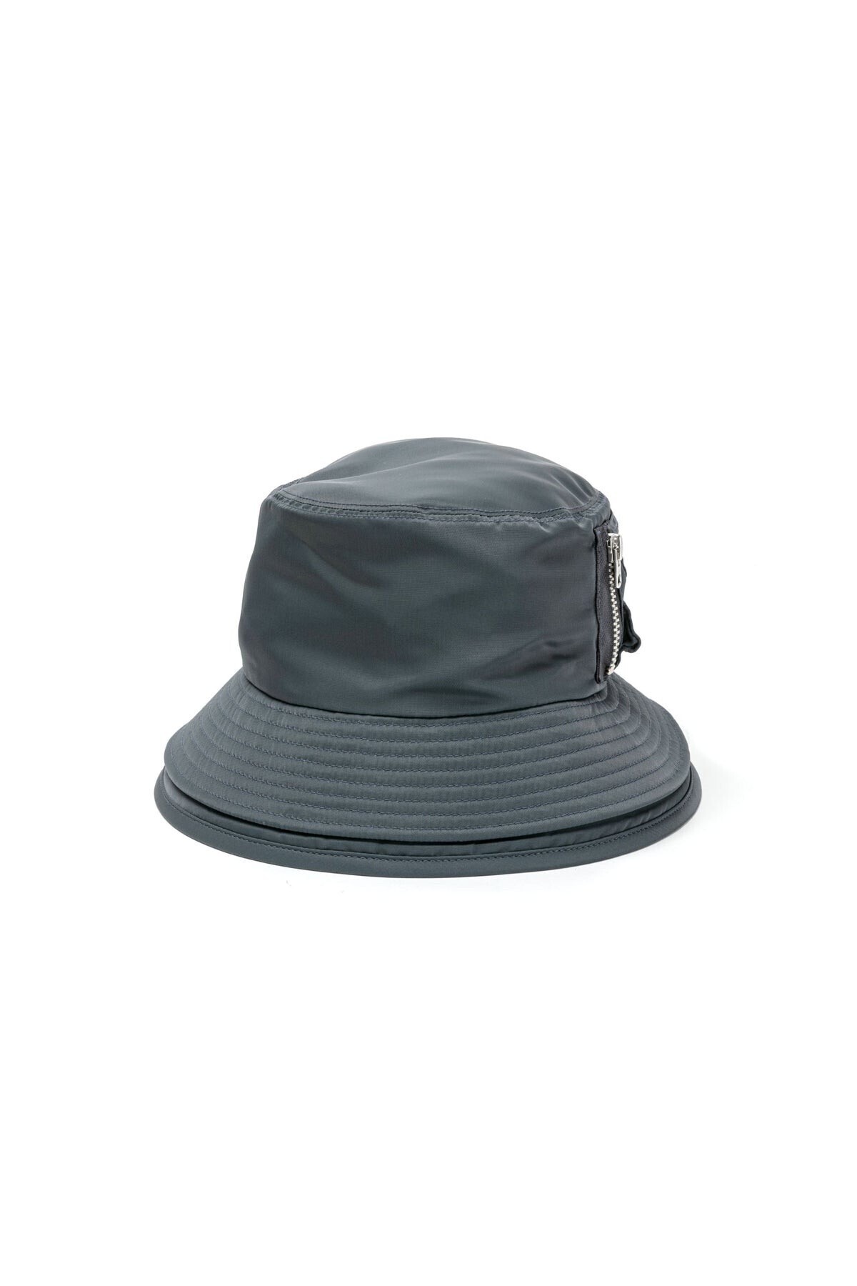 sacai Pocket Double Brim Hat / Nylon Twill