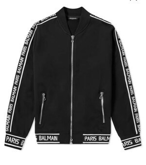 BALMAIN TAPED BOMBER JACKET