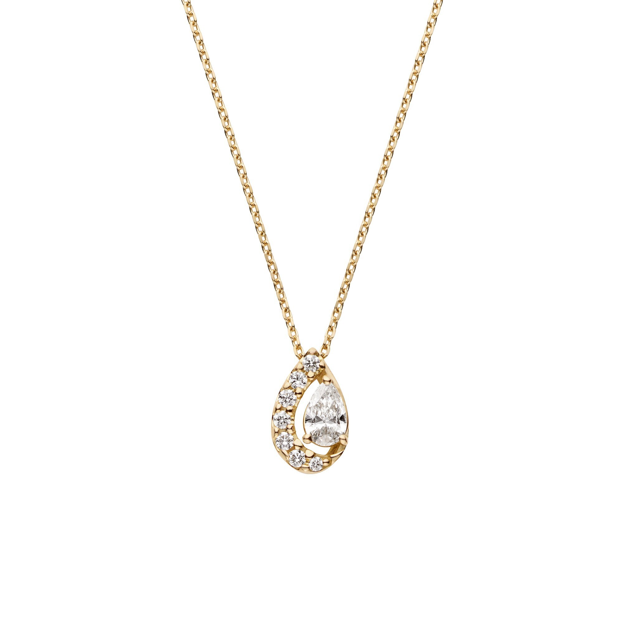 Vendome Aoyama ダイヤモンド グゥット ネックレス 0.27ct