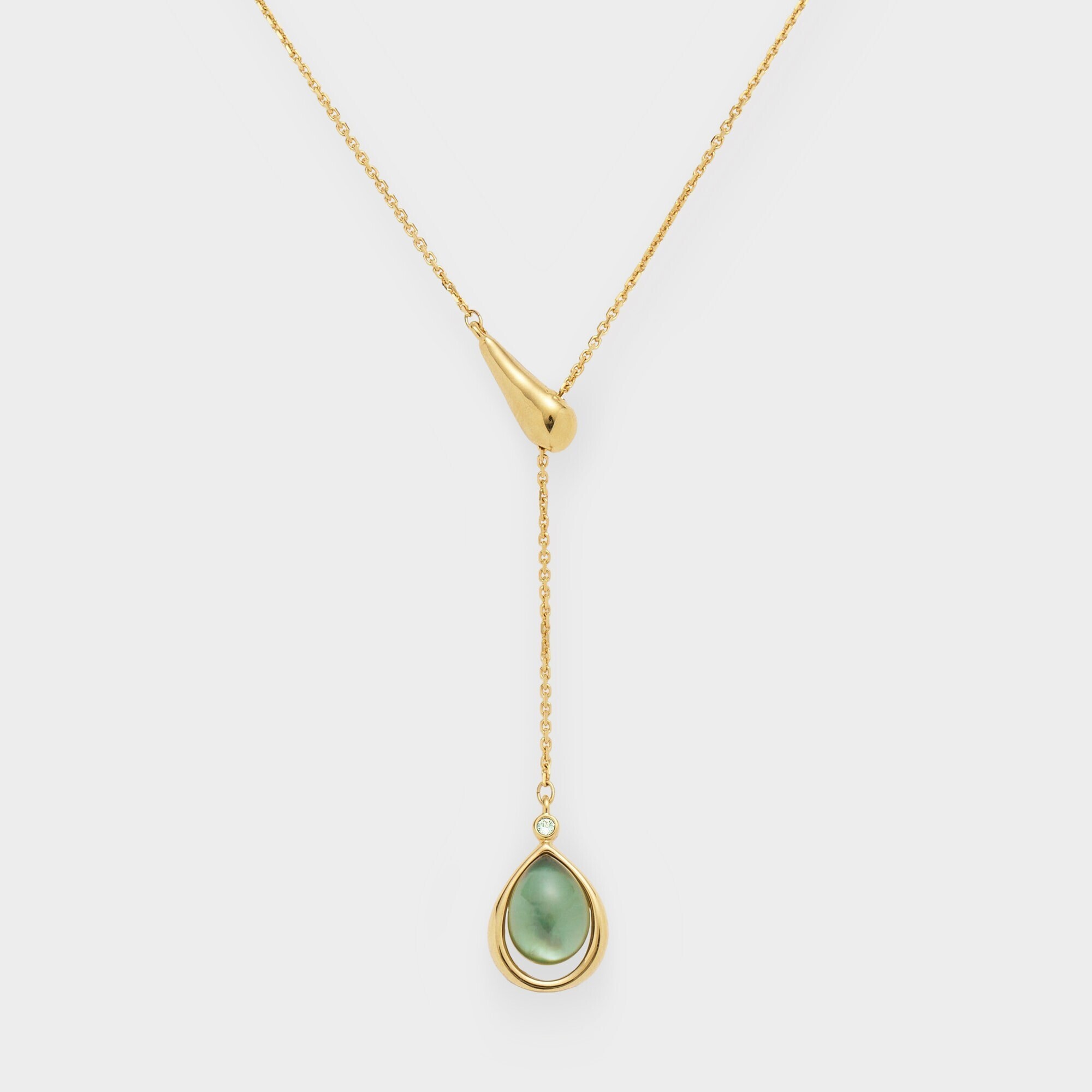 VENDOME BOUTIQUE シェル カラーストーン スライドネックレス