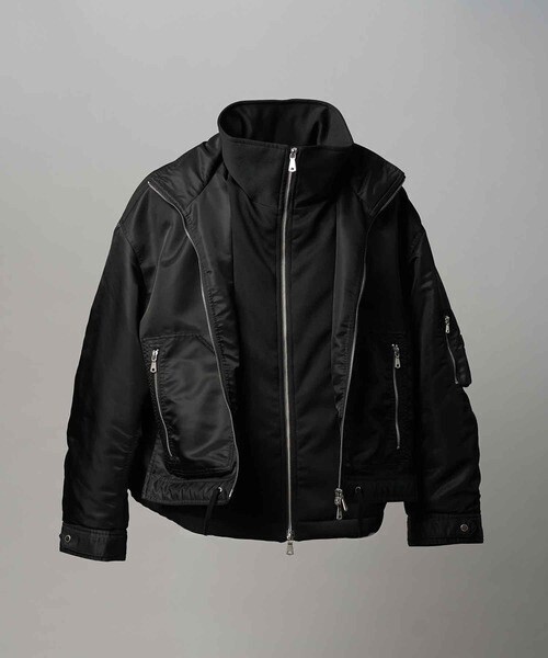 MAISON SPECIAL 《UNISEX》Prime-Over Layering Blouson