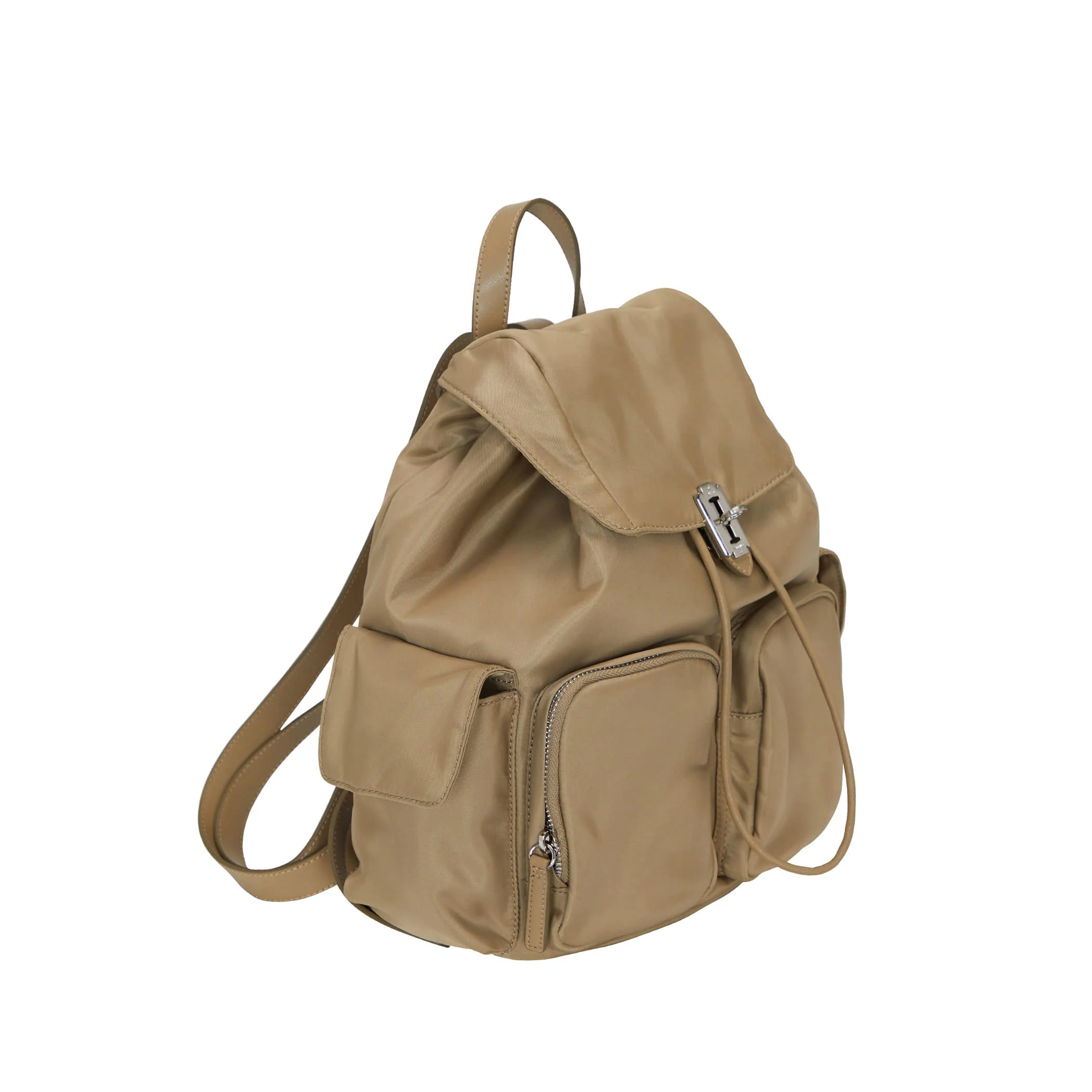 vunque Hey Double Pocket Backpack M Beige