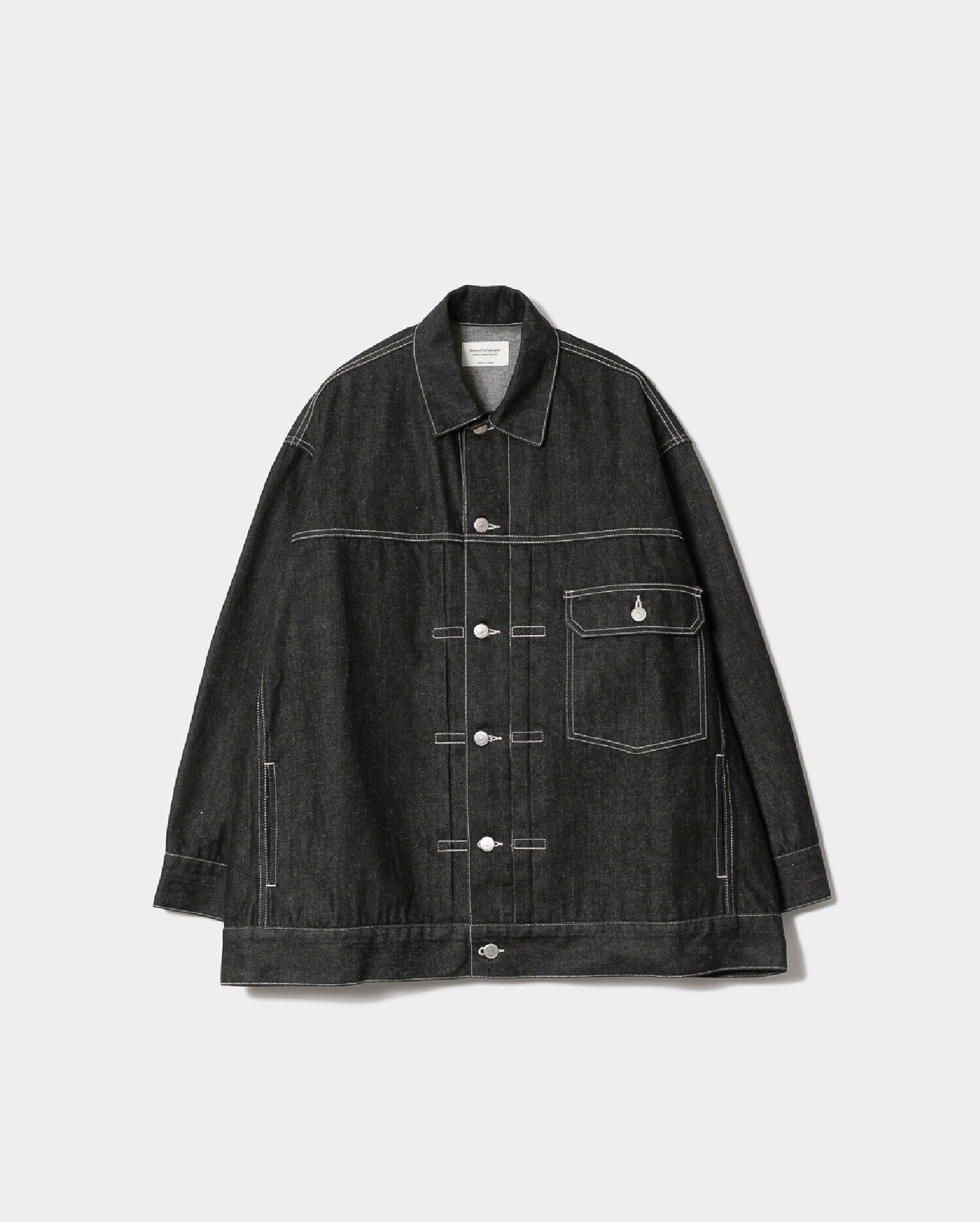beautiful people [renew] selvedge denim big blouson