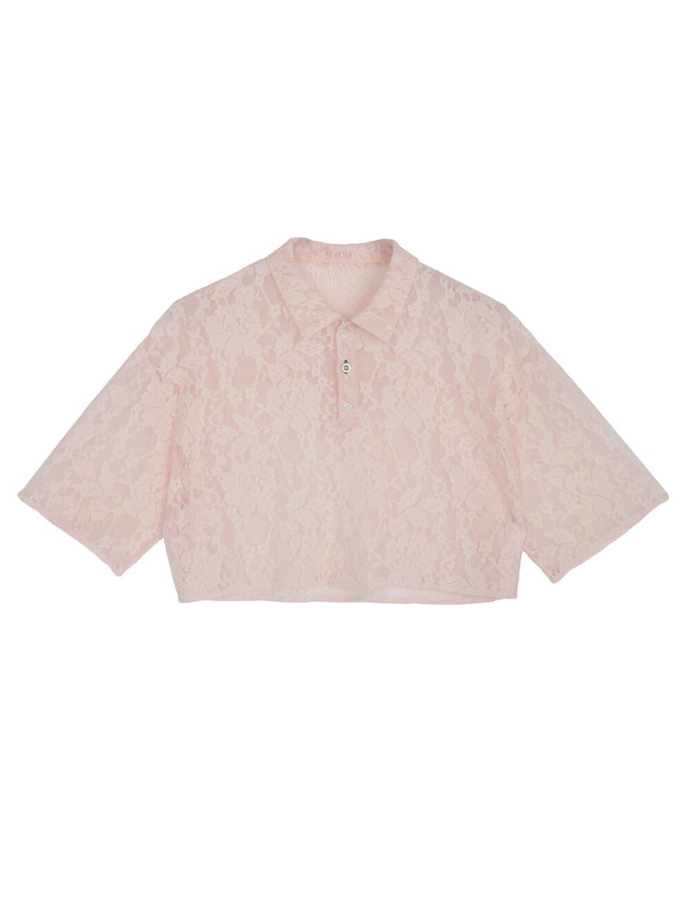 ELCHELE LACE POLO SHIRT