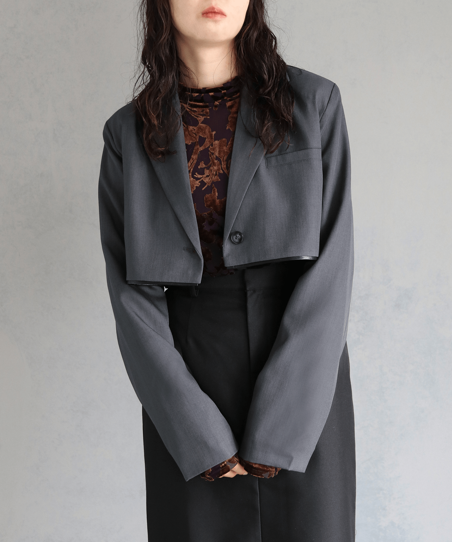 &g’aime 2WAY OVER TAILORED JACKET/293-65703