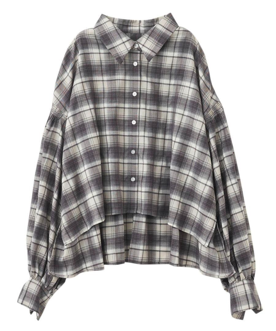 COCODEAL オンブレチェックシャツ