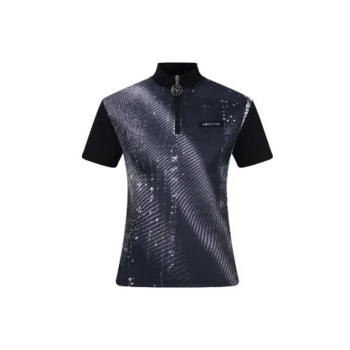 LECYTO Vapor Half Zip-Up T-Shirt