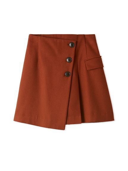 SNIDEL ラップミニスカート