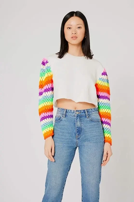 Manoush COSY CROCHET SWEATER
