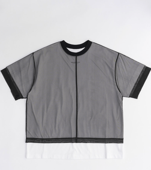 MAISON SPECIAL Layered Tulle T-shirt