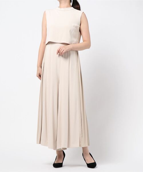 LADYMADE BACKプリーツロンパース