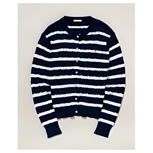 U.S. POLO ASSN. Cable Knit Polo Shirt ケーブル編みニットポロシャ