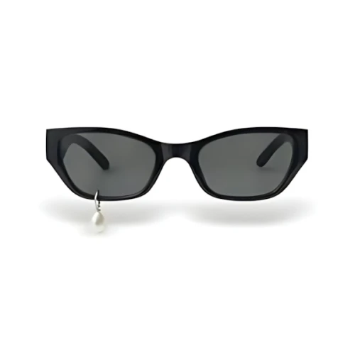 Kimhekim PEARL TEAR CAT-EYE SUNGLASSES