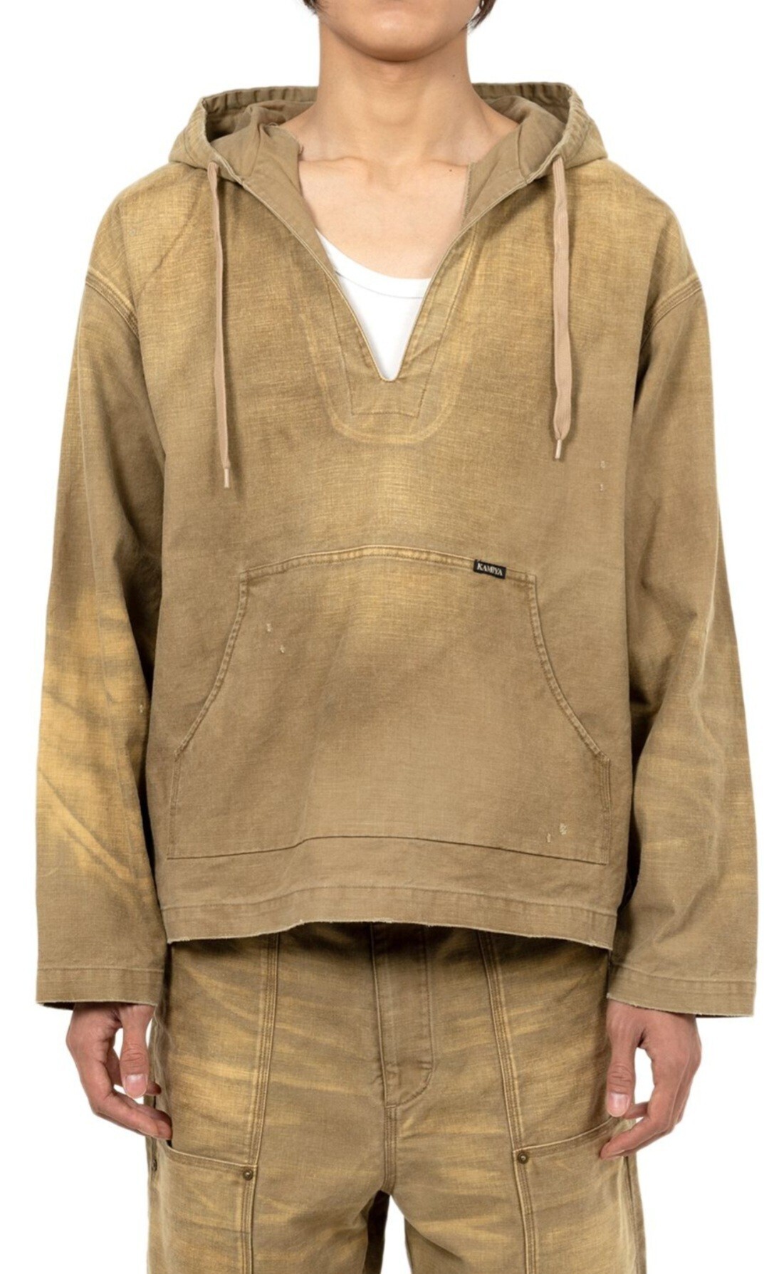 MAISON MIHARA YASUHIRO Distressed Serge Hoodie