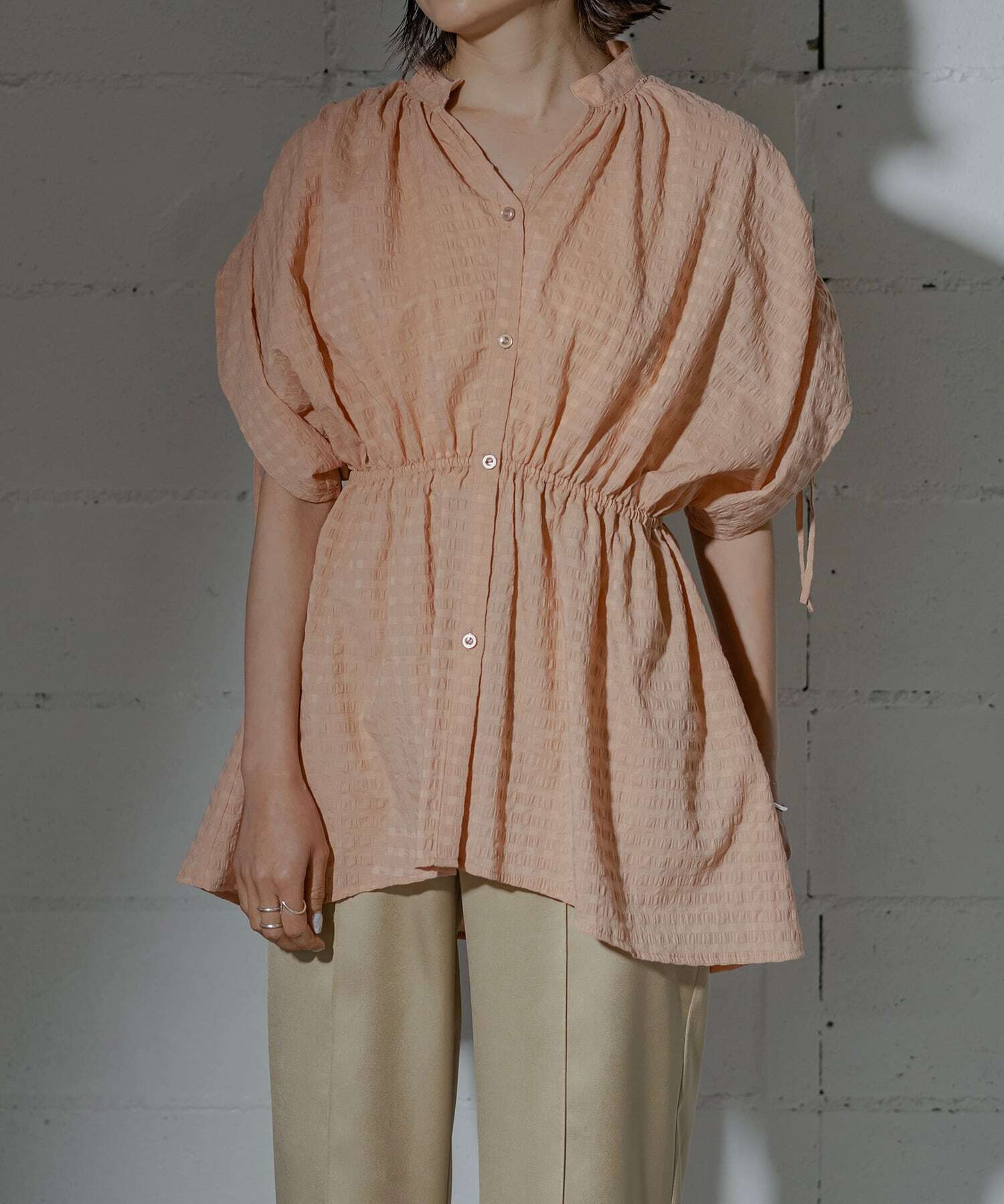 ANOGH SLEEVE 2WAY TUNIC BLOUSE