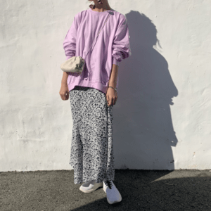 mite back print mite long tee