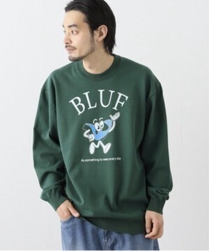 EDIFICE 【BLUFCAMP/ブルーフキャンプ】 PRINTED－COTTON SWEATER