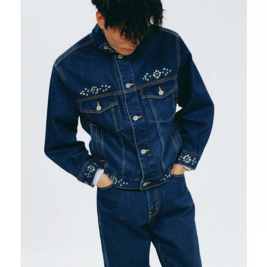 SOL EXOTIC TURQUOISE DENIM JACKET