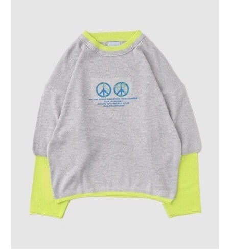 JOURNAL STANDARD Double layer knitted sweater