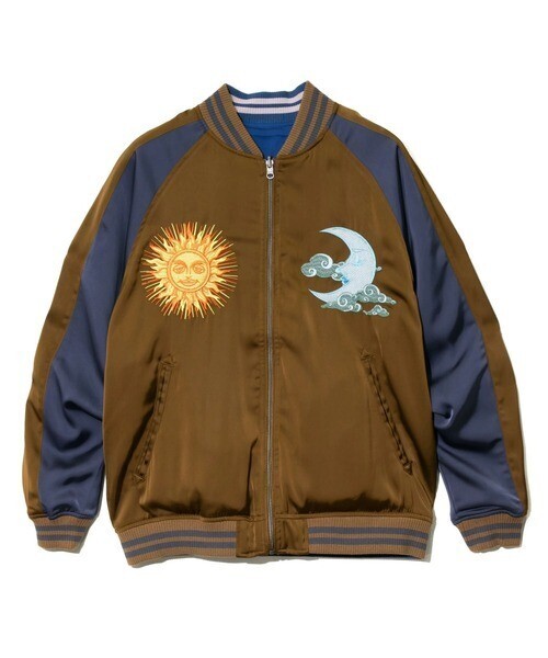 go slow caravan エステルサテンリバーシブルスーベニアJKT