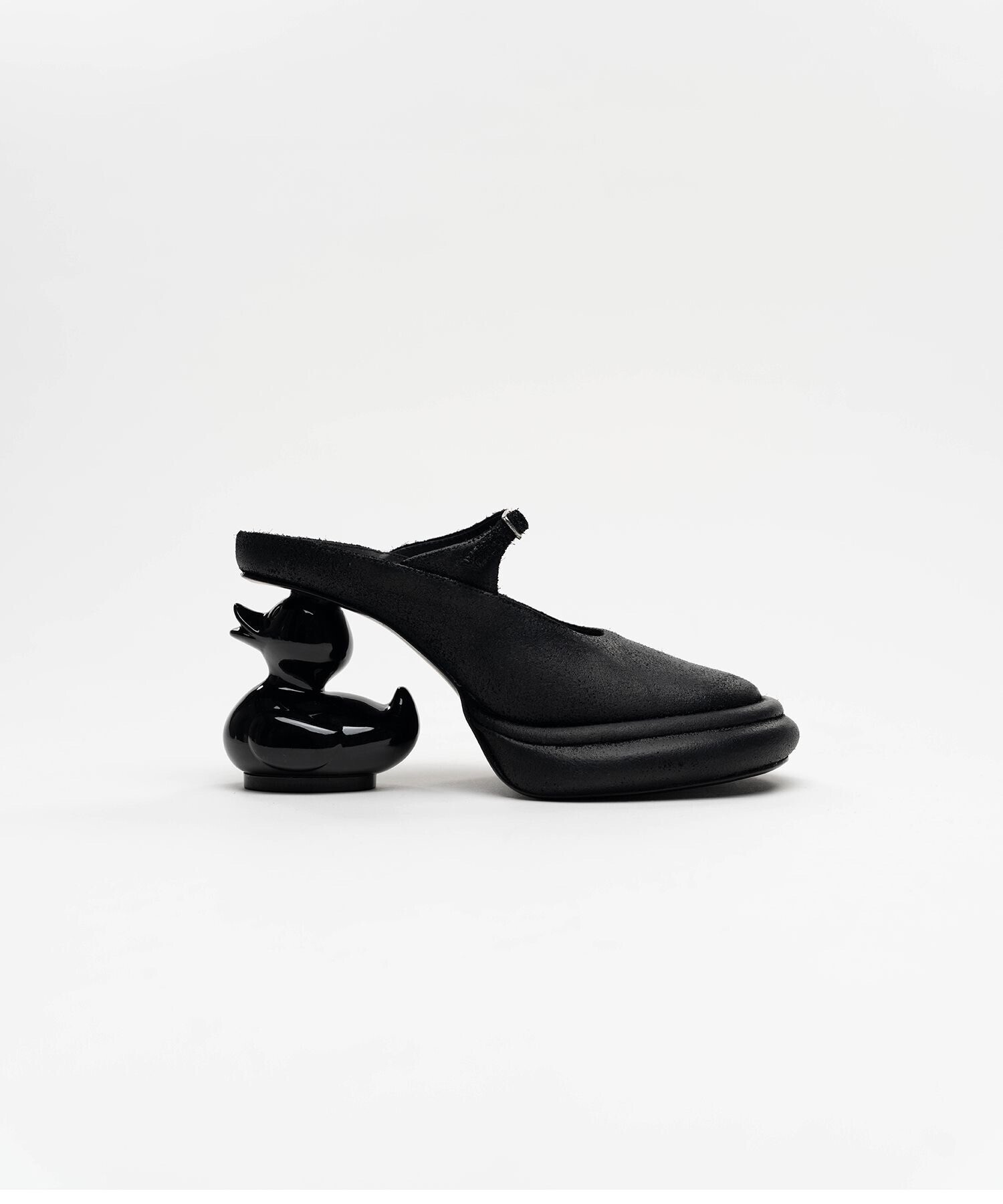 Maison MIHARA YASUHIRO Duck Heel Suede Mule