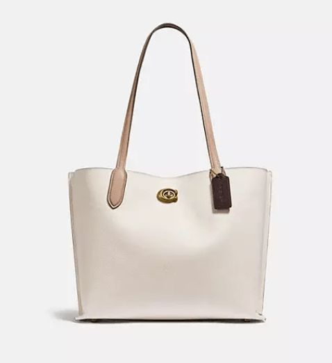COACH ウィロウ トート カラーブロック