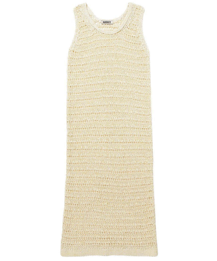 NKNIT mix color KNIT dress