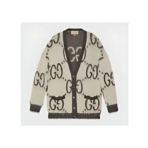 GUCCI リバーシブル GG モヘア カーディガン