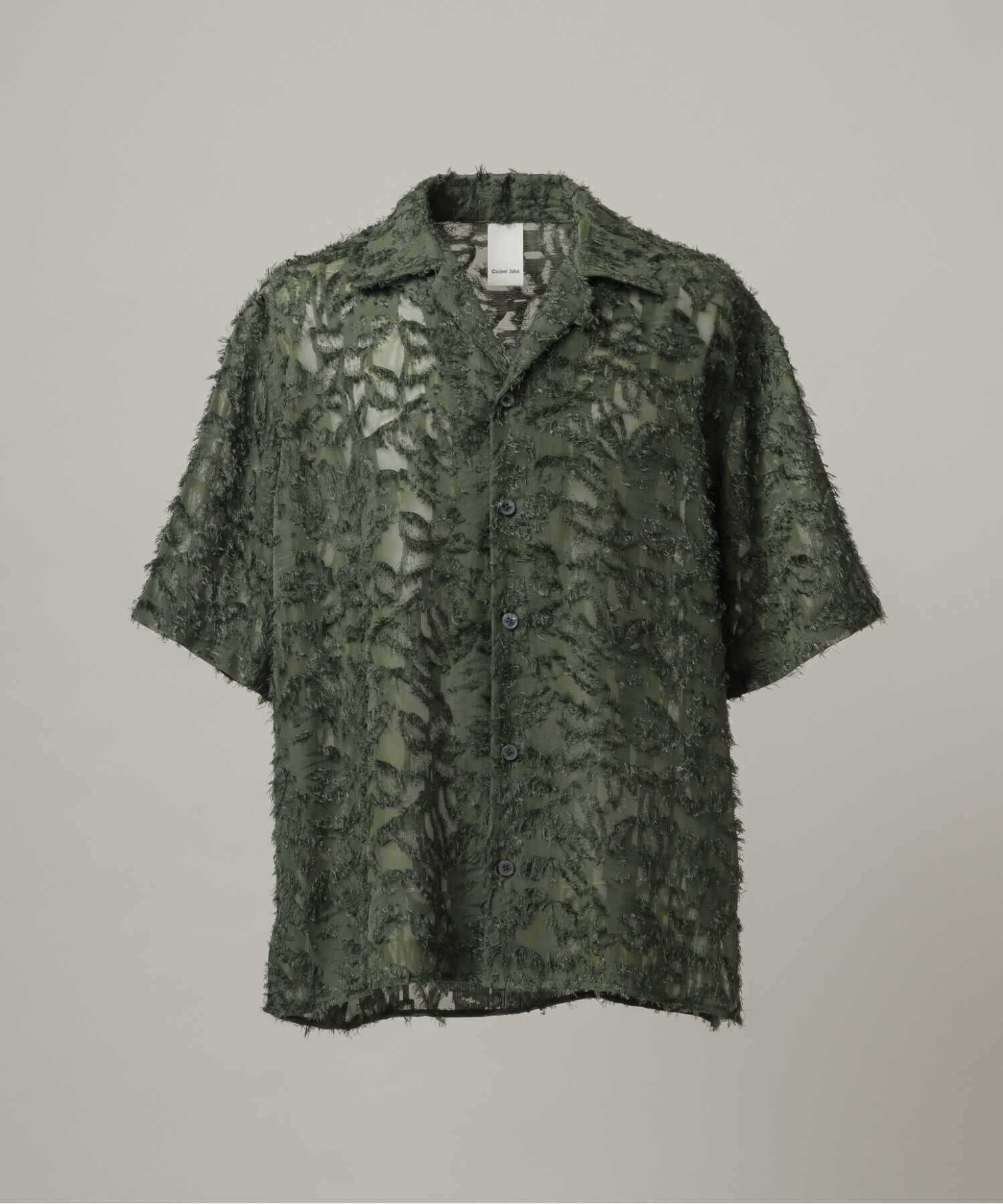 Casper John Fringe sheer shirts/フリンジシアーシャツ