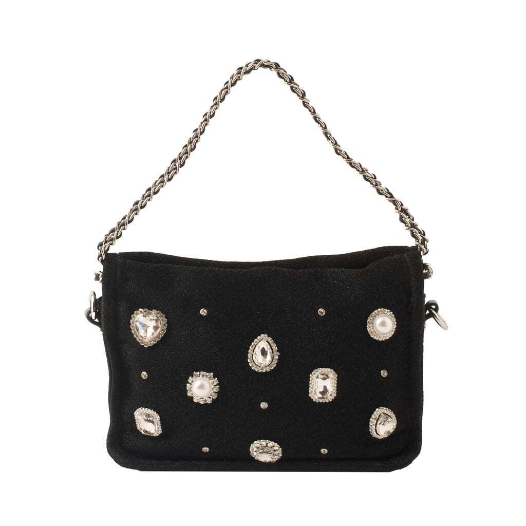 DIANA ビジューをふんだんにあしらった☆デコラティブミニBAG