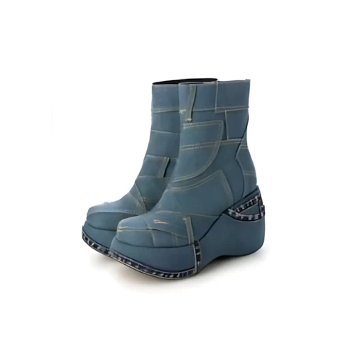 Jeffrey Campbell 厚底デニムブーツ