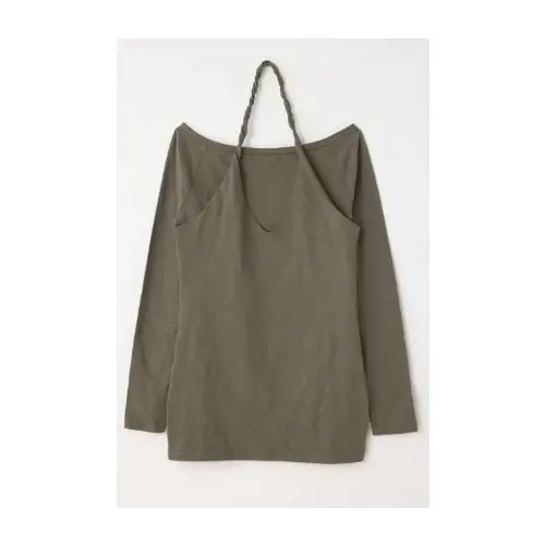 LAGUA GEM HALTER NECK CUT チュニック