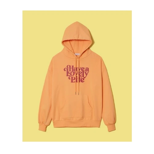 FOREVER 21 Have a Lovely Life カラーロゴパーカー